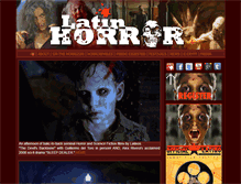Tablet Screenshot of latinhorror.com